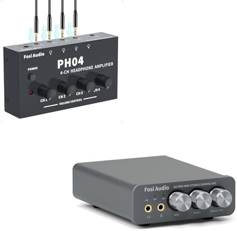 Fosi Audio K5 Pro Best Pc Gaming Dac Gaming Headphones Fosi