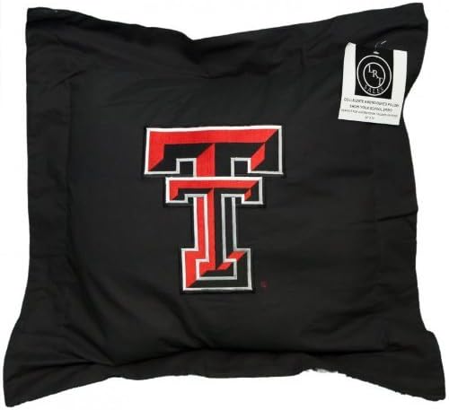 Northwest Authentic Sports NEW! Texas Tech University Red Raiders Embroidered NCAA Pillow 20" x 20"