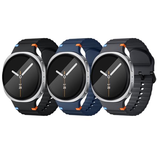 Image of Acextro 3 Pack Sport Band Compatible for Galaxy Watch 7 Bands 44mm 40mm