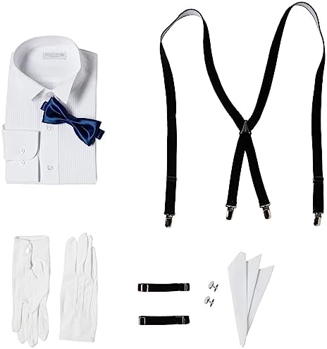 The treat dressing新郎セット シャツ,蝶タイ,カフス,チーフ The treat dressing新郎セット シャツ,蝶タイ,カフス,チーフ