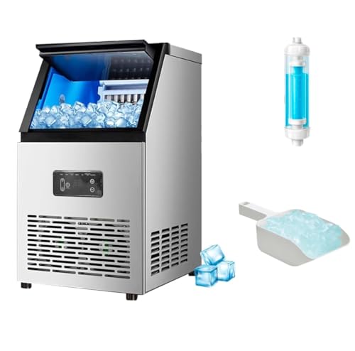 Opiniones y reviews de Máquinas para hacer hielo . 42 Bluelander Maquina de Hielo, Capacidad de Hielo 50 Kg/24 Hrs, Capacidad de Almacenamiento 11,5 kg, 63.7 * 35.4 * 42.8 cm, Maquina de Hielo, Restaurantes, Bares, Hogar