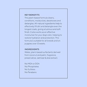 Pawfy 5-in-1 Dog Shampoo & Conditioner | Oatmeal & Aloe | Natural, Vet Reviewed Formulation | Itch Relief | Softness | Whiteness