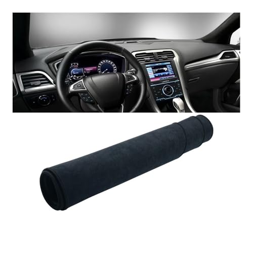 Tapis de tableau de bord antidérapant noir pour Ford Mondeo MK5 Fusion