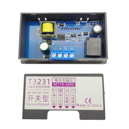 Relais programmable 20A 1500W à sortie passive et affichage LED amélioré