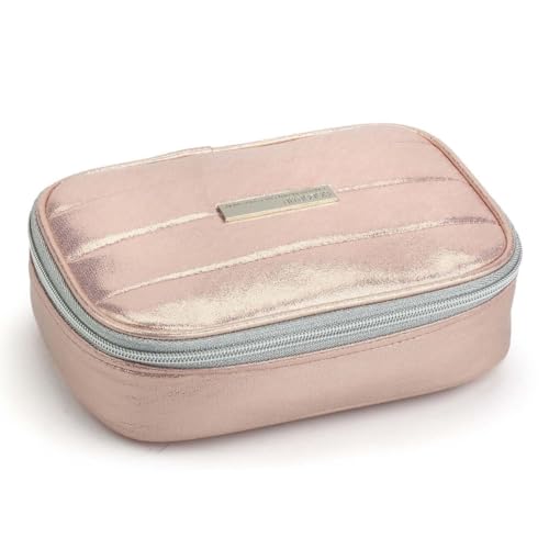 Genérico Bolsa Escolar Estojo Escolar Juvenil Metalizado Dourado