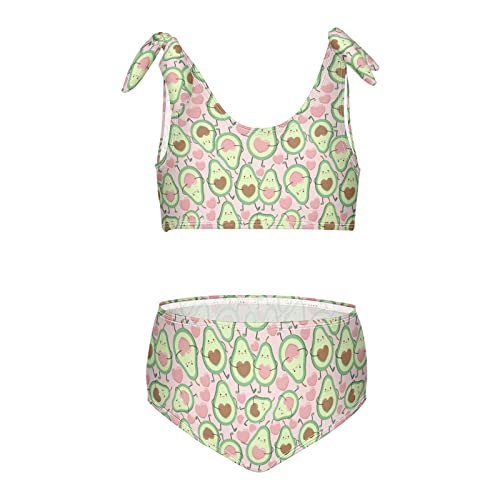 Image of Aflyko Girls' Swimwear 2-Piece Bikini Set Beachwear 3-10T