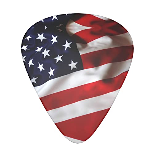 Ensemble de 12 médiators de guitare drapeau américain pour guitare acoustique, guitare électrique, contrebasse, ukulélé - Les Beatles, Paul McCartney, John Lennon, RIngo Starr, George Harrison Ensemble de 12 médiators de guitare drapeau américain pour guitare acoustique, guitare électrique, contrebasse, ukulélé