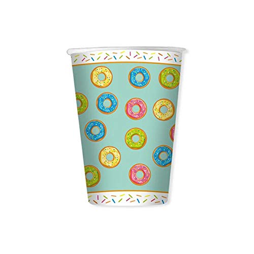 PARTY STORE Lot de 8 verres 200 cc beignets