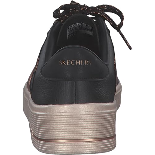 Skechers Hiland Quite ChicSneaker pour Femme, Noir, 39 EU