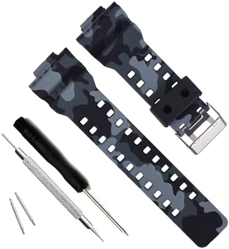 MyTime OliBoPo Replacement Strap for Casio Men's G-Shock GD120/GA-100/GA-110/GA-100C