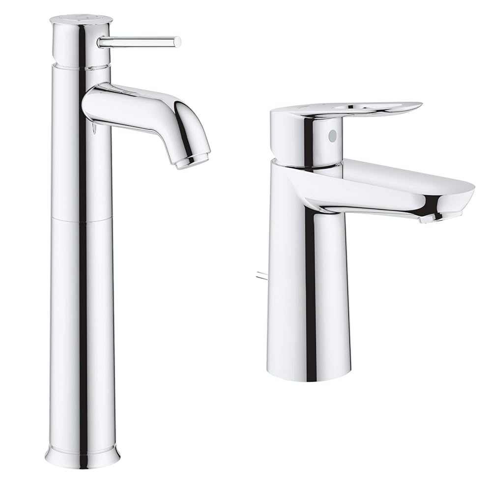 GROHE Mitigeur Lavabo XL anti éclaboussure avec robinet BauLoop M