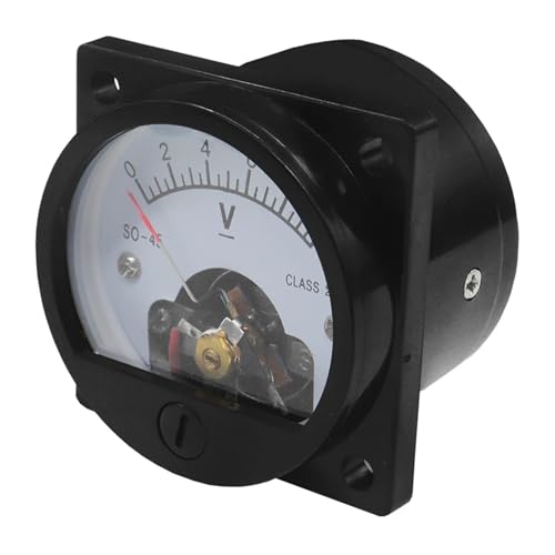 Voltímetro analógico de 45x45mm CC tipo puntero cuadrado modelo SO45-V 2