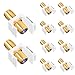 VCE (10 Pack) Gold-Plated RG6 Keystone Jack Insert,F Type RG6 keystone Connectors