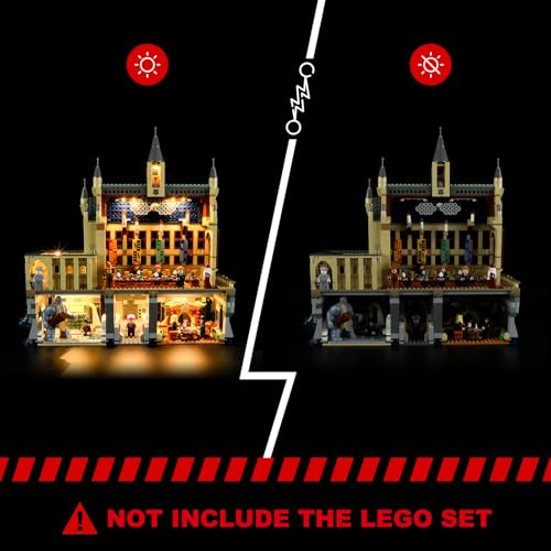 Image of BRIKSMAX Light for Lego 76435 Hogwarts Castle The Great Hall - Compatible with Lego Harry Potter Building Set - Lego Set Not Included