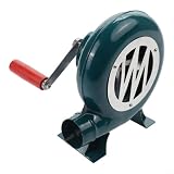 [Design facile à manivelle] – Utilisez simplement la poignée ergonomique pour activer la turbine interne et générer rapidement un flux d'air, vous aidant à allumer du charbon ou du bois sans électricité ni piles pour un fonctionnement sans tracas.