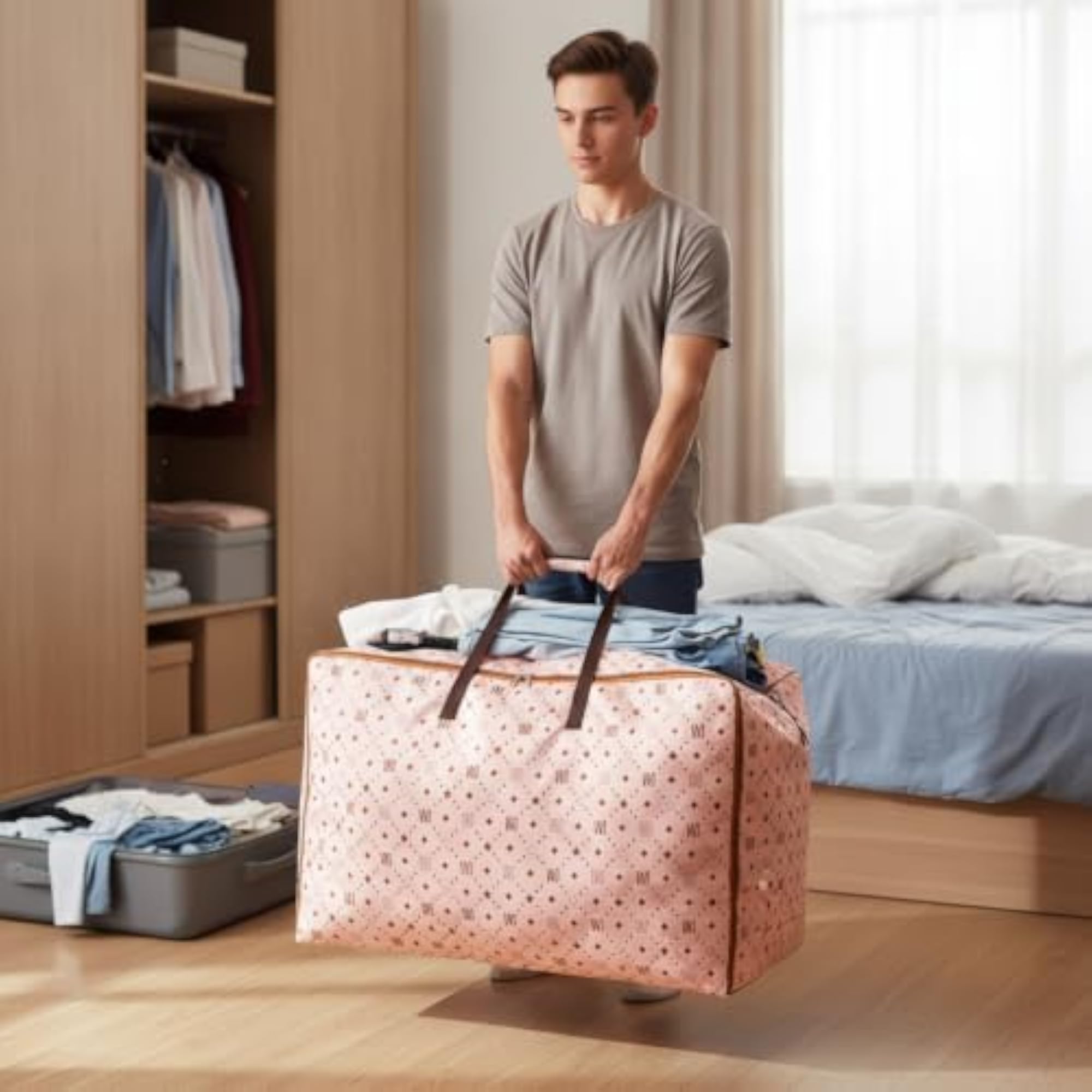 Oxford Fabric Storage Bag for Quilts, Waterproof