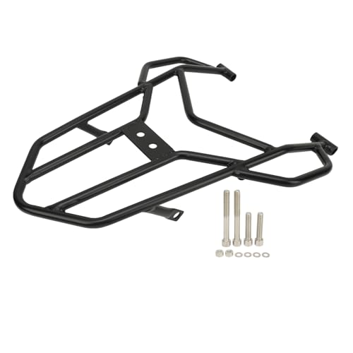 オートバイの荷物ラック、 防錆表面バイクリアトップケースキャリア荷物ラック CRF300L CRF300 CRF250L CRF250 に適合 プレミアムメタル構造ホルダーシェルフキャリア