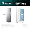 Hisense FV354N4BIE Freezer Verticale con display LED, Total No frost, 274 L, Inox
