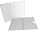 KEESHA 17 inch Grill Grate for Nexgrill Cooking Grid Stainless Steel Grate Barbecue Fit 720-0830 720-0830H 720-0830D 720-0783E 720-0341 720-0549 - 2 Pack