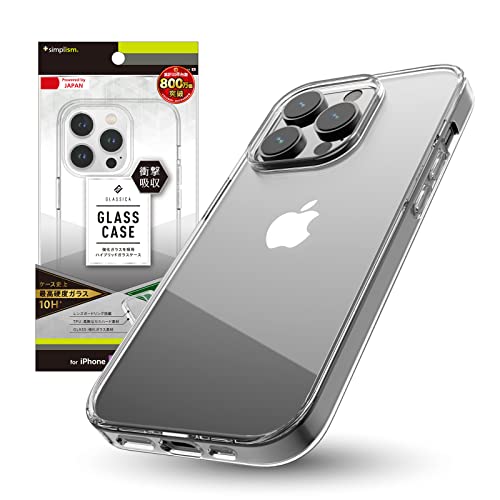Simplism �V���v���Y�� iPhone 14 Pro [GLASSICA] �w�ʃK���X�P�[�X TR-IP22M3-CGC-CCCL