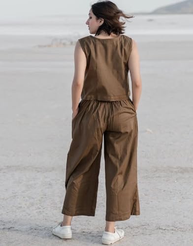 Image of FABNEX Stylish Sleeve Less Co Ord Set for Women | Co Ord Set for Women (K-131-134)