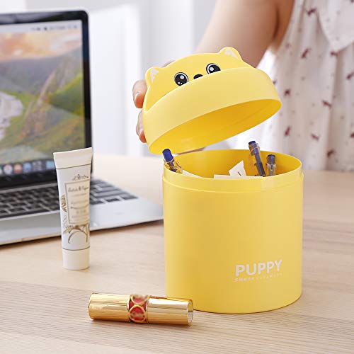 Splenssy Multifunctionele papieren handdoekhouder mobiele telefoon houder huishoudelijke opbergdoos geel - Image 7