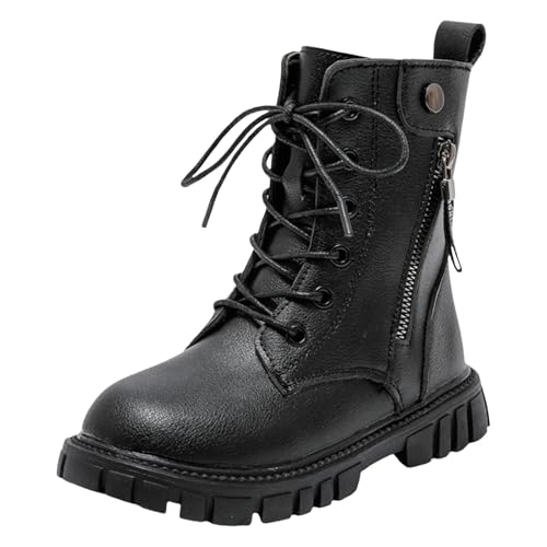 Boots fourrées randonnée haut de gamme avec finitions cowboy garçon