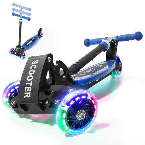 Foldable Kids Scooter with LED Wheels