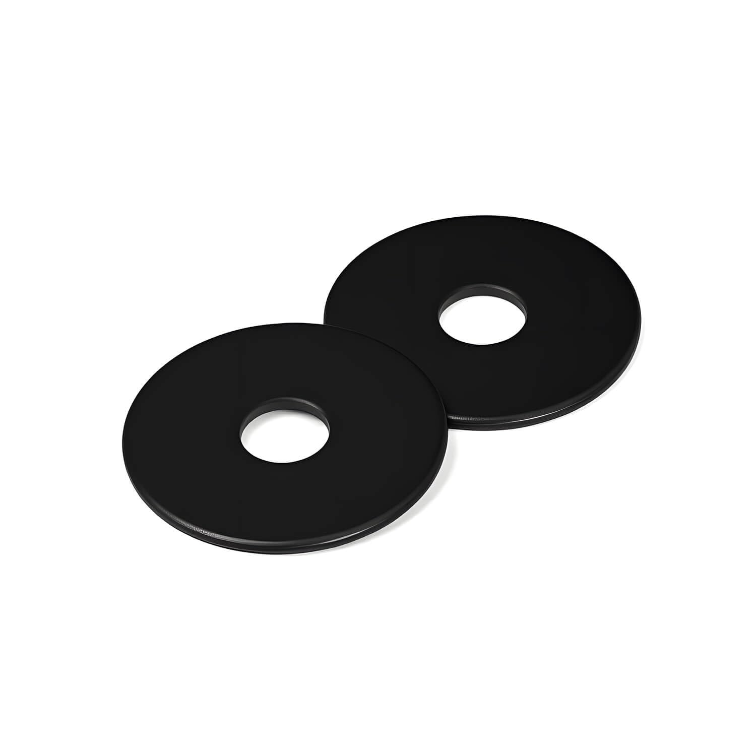 Photo 1 of #8 x 3/4'' (50 Pack) Black Oxide Stainless Steel Fender Washers, 3/4'' OD, (18-8) 304 Stainless Steel Metal Repair Washers for Screws and Bolts
