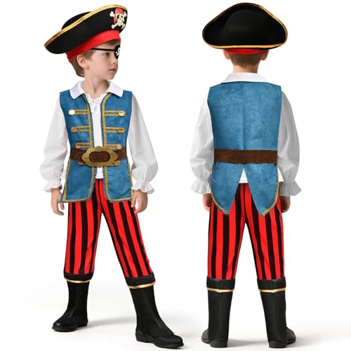 Disfraz Infantil Pirata 19 Piezas miniatura 3