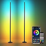 SUNMORY 2 Pack RGB LED Floor...