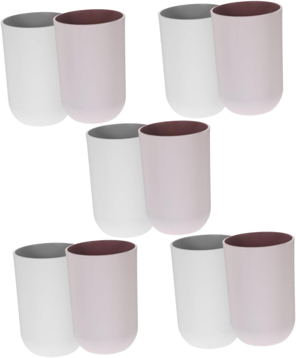 PRETYZOOM 10pcs Bathroom Toothbrush Cups Reusable Mouthwash Water Tumblers Safe Material for Daily Use for Toothpaste Oral Care