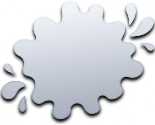 sendmeamirror Puddle Mirror 45cm x 40cm and 6 Splashes