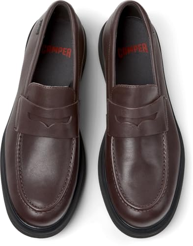 Camper Para Hombre. K101001-005 Mocasines De Piel Norman MarróN (46), Plano, Ninguno, Casual - 4
