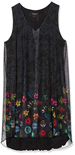 Desigual Vest_carnagy Robe, Bleu (Marino 5001), X-Small Femme