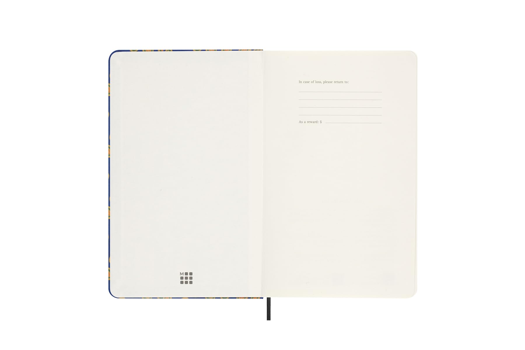 Moleskine Agenda Silk 12 miesięcy, tygodniowy niedatowany program, twarda okładka z włoskim jedwabiem firmy Mantero, elastyczne zamknięcie, z pudełkiem na prezent, rozmiar L 21 x 13 cm, kolor