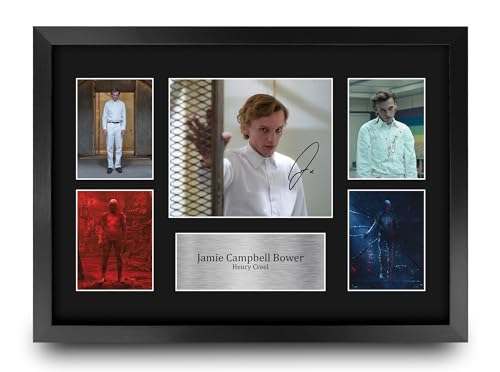 HWC Trading Jamie Campbell Strange Hawkins Thing Bower Henry Creel Geschenke Gedrucktes Signiertes Autogramm Foto für Fans von Fernsehshows - A3 Gerahmt für 44,99 EUR bei amazon.de Bild: HWC Trading Jamie Campbell Strange Hawkins Thing Bower Henry Creel Geschenke Gedrucktes Signiertes Autogramm Foto für Fans von Fernsehshows - A3 Gerahmt für 44,99 EUR bei amazon.de