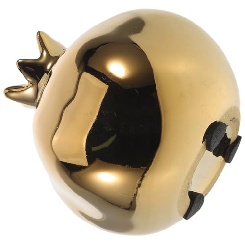 Angoily Jarrón de Granada de Cerámica Decorativo para Centro de Mesa de Escritorio Jarrón para Arreglos de Flores y Maceta Hidropónica para Sala de Estar