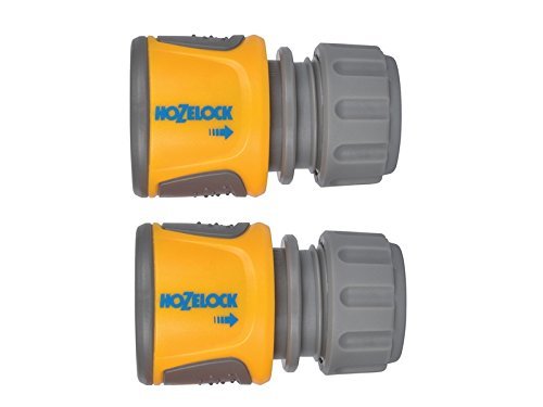 Quick Connector Hose Watering Water Garden Soft Touch 19 mm 3/4 End Of The Tube Connector Hozelock 2080 | More Grip and comfort| Packs of 1.2 and 4 | Design, Quality and Resistance Thanks to the soft