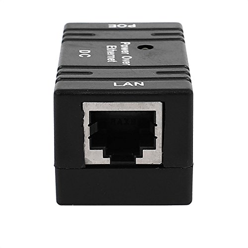 Adaptadores de red POE Aexit 4PCS RJ45, inyector de alimentación de 5-48V DC, adaptador de fuente de alimentación Power Over Ethernet miniatura 2