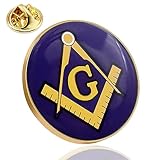 12/Pcs Masonic Flag Lapel Pins Bulk - Metal Free Freemasonry Brooch Badge Souvenir