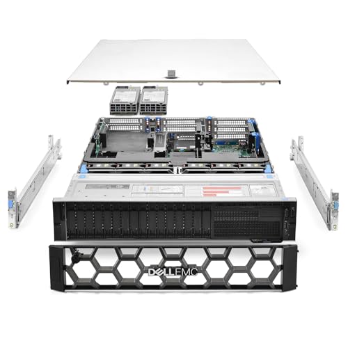 Dell PowerEdge R740 Server 2.70Ghz 36-Core 384GB 2X 960GB SSD 14x Caddies Rails (Renewed)