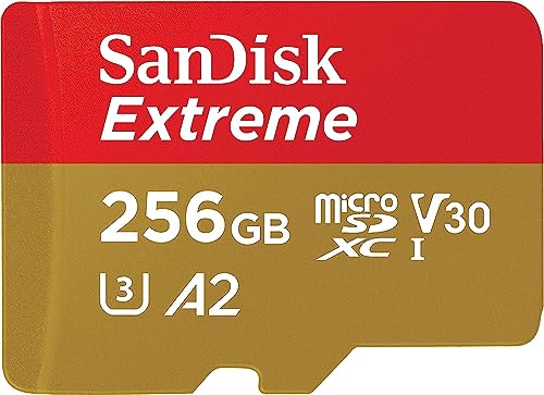 マイクロSDカード microSD 256GB UHS-I U3 V30 Nintendo Switch 対応 書込最大130MB/s Full HD & 4K Extreme SDSQXAV-256G-GN6MN (microSDカード, 256GB)