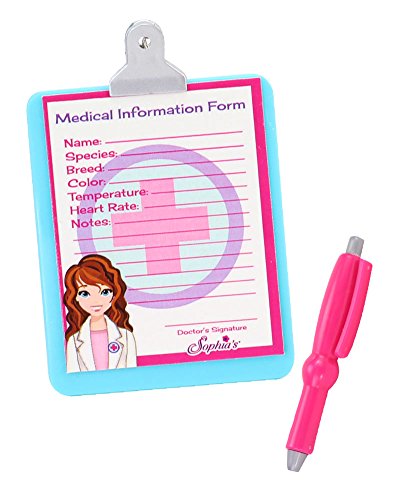 Sophia's 18 Inch Doll Sized Medical Bag & Doll Accessories | Dr Nurse Doll Set Of Stethoscope, X-Rays, Syringe, Clipboard, Pen & Doctor Bag - Perferct For 18 Inch Dolls! #TOP5