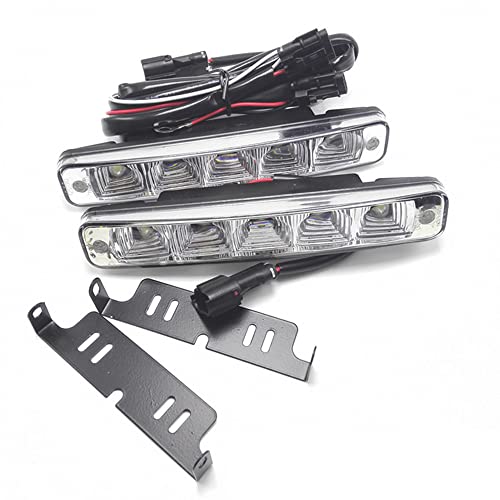 Lámparas LED para autos 12V 10W luz blanca 2 piezas miniatura 1