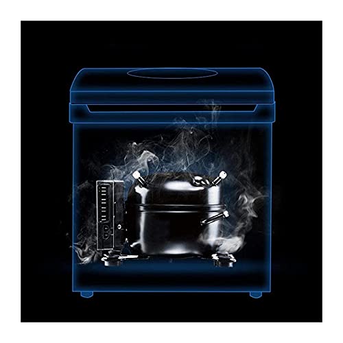 Máquina de hielo portátil con pantalla LCD 24g cubos miniatura 6