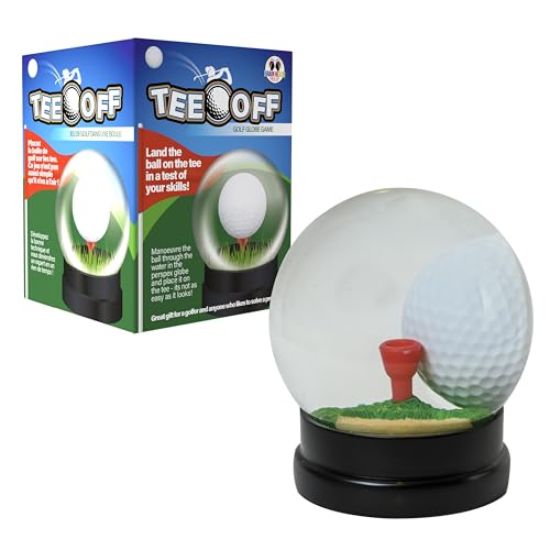 Funtime Tee Off Golf Globe Problem Solving Fun Puzzle - Put the Ball on the tee not as Easy as it Looks! Multi-Coloured