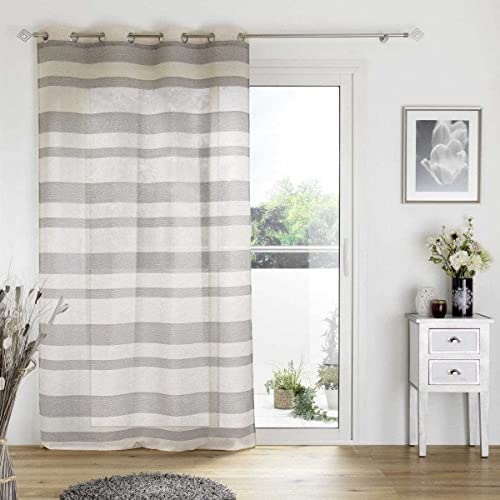 Douceur d'Intérieur Curtain 140 x 280 cm Sand, W 55.1" x L 110.2" (1 Panels) - Image 2