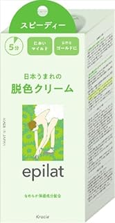 EPILATE 脱色膏 快速 多余毛处理 脱色 女性用 快速完成 短时护理 快速 脱毛 自然妆 (2个)