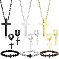 Gold Black Silver Jewelry Set